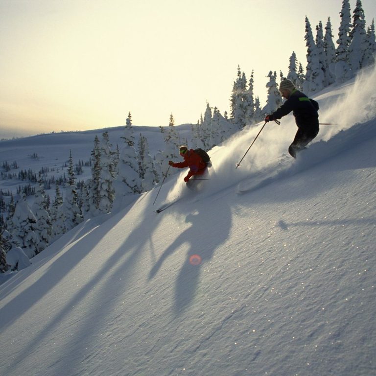 Stand up paddel ein ausschnitt vom stand up paddlen im sonnenuntergang